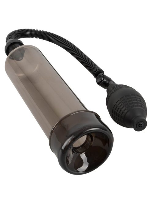 BANGBANG PÉNISZPUMPA - EREKCIÓ PUMPA UNIVERZÁLIS MÉRETŰ MANDZSETTÁVAL FEKETE