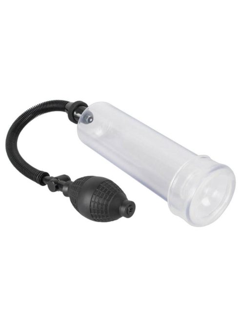 BANGBANG PÉNISZPUMPA - EREKCIÓ PUMPA UNIVERZÁLIS MÉRETŰ MANDZSETTÁVAL ÁTLÁTSZÓ