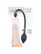 BANGBANG PÉNISZPUMPA - EREKCIÓ PUMPA UNIVERZÁLIS MÉRETŰ MANDZSETTÁVAL ÁTLÁTSZÓ