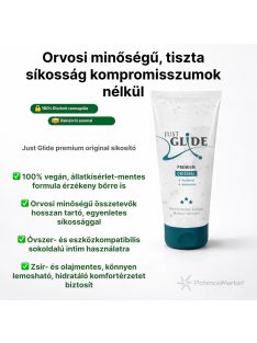   JUST GLIDE PREMIUM ORIGINAL VEGAN, VÍZBÁZISÚ SIKOSÍTÓ  - 200 ML