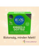 EXS Ribbed and Dotted Vegán óvszer gyors kiszállítással és diszkrét csomagolásban - Potenciamarket