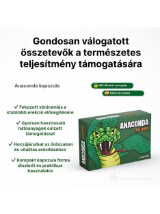   ANACONDA POTENZIALVERBESSERUNGSKAPSELN FÜR MÄNNER – 4 STÜCK