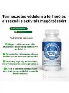 Androgarde kúraszerú potencianövelő kapszula 60 darabos, diszkrét és gyors kiszállítással - Potenciamarket
