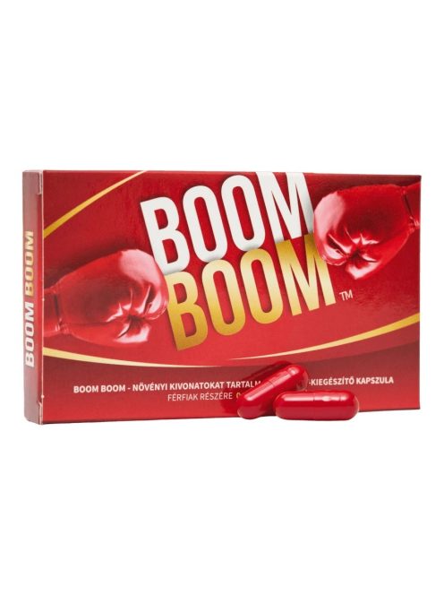 Boom Boom potencianövelő és erekciónövelő kapszulák a férfierő  segítésében