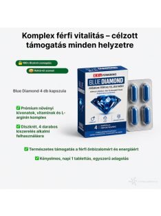  BLUE DIAMOND BY XXL POWERING KAPSELN FÜR MÄNNER – 4 STÜCK