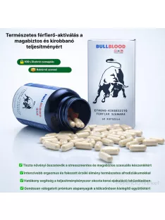 BullBlood potencianövelő kapszula 60 darabos másnapi szállítással és diszkrét csomagolással - Potenciamarket