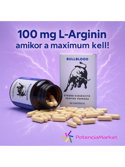 BullBlood potencianövelő kapszula 60 darabos másnapi szállítással és diszkrét csomagolással - Potenciamarket