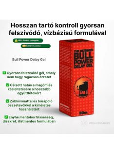 Bull Power Delay magömlés késleltető gél 30 ml diszkrét csomagolásban és gyors szállítással - Potenciamarket