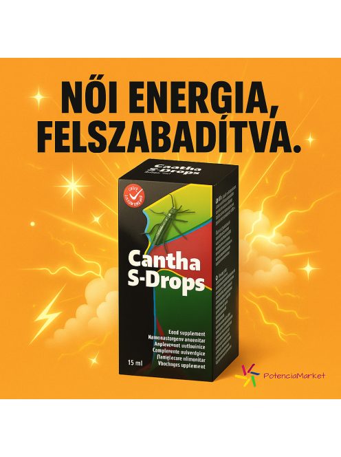 CANTHA S-DROPS VÁGYFOKOZÓ CSEPPEK NŐKNEK - 15 ML