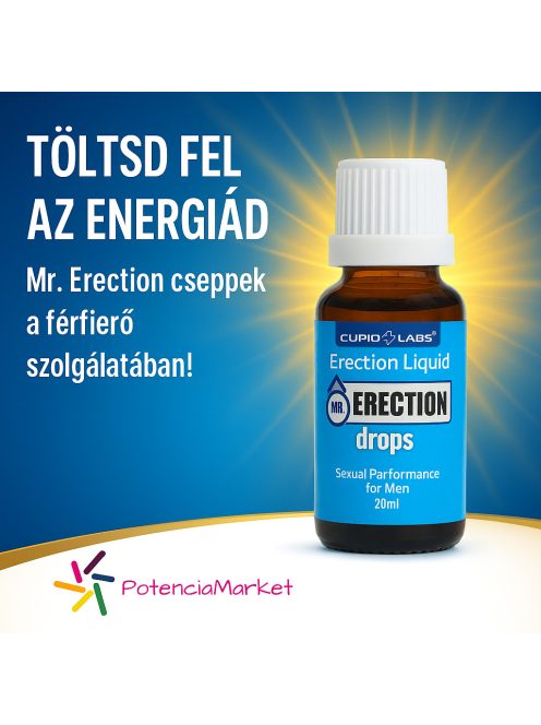 ERECTION DROPS POTENCIANÖVELŐ CSEPPEK - 20 ML - Potenciamarket
