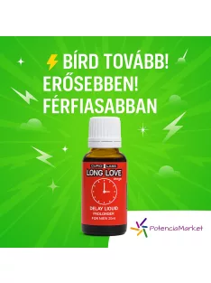 Long Love ejakuláció késleltető cseppek szélsebes kiszállítással és diszkrét csomagolásban - Potenciamarket