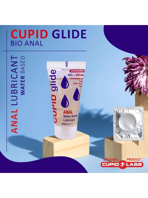 Cupid Glide bio + vegán anál sikosító vízbázisú azonnali kiszállítás diszkrét csomagban hogy sikamlós legyen az estéd - Potenciamarket