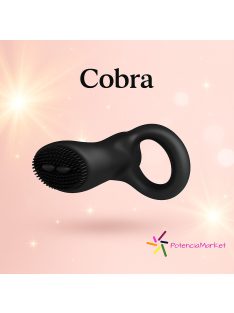 Pretty Love Cobra csiklóizgatós péniszgyűrű vibrátorral rapid szállítással, diszkrét csomagolásban - Potenciamarket