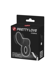 Pretty Love Cobra csiklóizgatós péniszgyűrű vibrátorral rapid szállítással, diszkrét csomagolásban - Potenciamarket