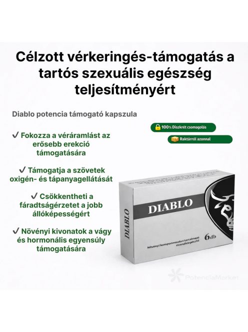 DIABLO PLUS EXTRA STARKE POTENZIALE ERHÖHUNGSKAPSELN – 6 STÜCK