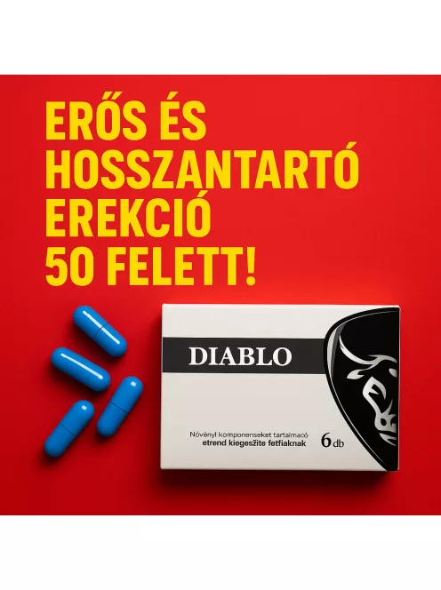 Diablo Erős potencianövelő kapszula saját készletből szállítunk másnapra diszkréten csomagolva - Potenciamarket