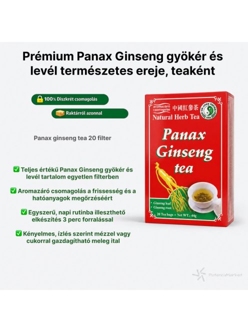 DR.CHEN PANAX GINSENG TEA - 20 FILTER