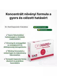 Dr.Hard+ by XXL Powering potencianövelő kapszula 4 db - Potenciamarket