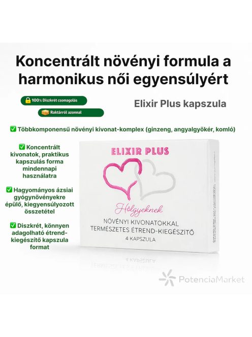 ELIXIR PLUS DESIRE ENHANCEMENT KAPSELN FÜR FRAUEN – 4 STÜCK