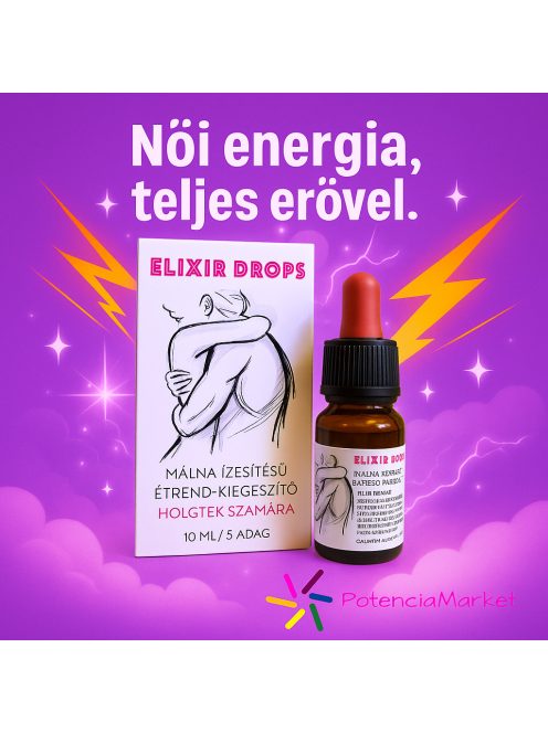 Elixir Drops vágyfokozó cseppek azonnali kiszállítás diszkrét csomagolásban - Potenciamarket