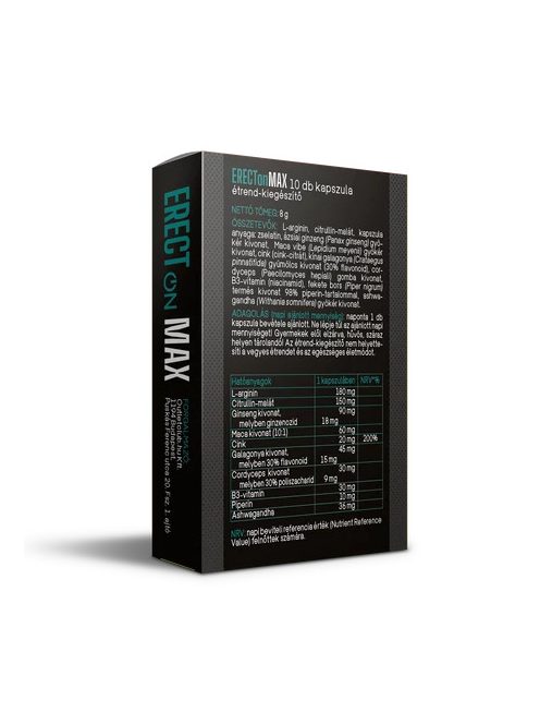 ERECTON MAX POTENCIANÖVELŐ KAPSZULA - 10 DB