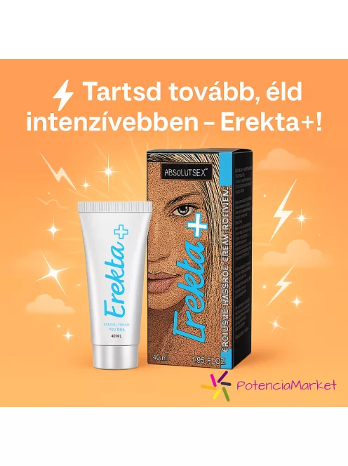 Erekta Plusz ejakuláció késleltető krém gyors szállítással és diszkrét csomagolásban - Potenciamarket