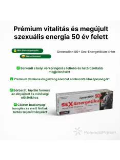 Eropharm Sex Energetikum Generation 50+ potencianövelő krém azonnali szállítással diszkréten csomagolva - Potenciamarket