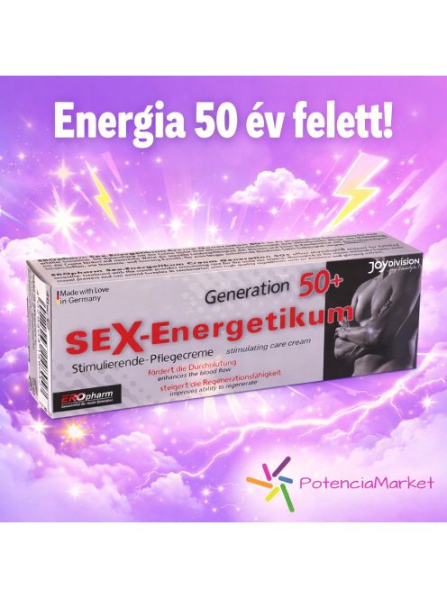 Eropharm Sex Energetikum Generation 50+ potencianövelő krém azonnali szállítással diszkréten csomagolva - Potenciamarket
