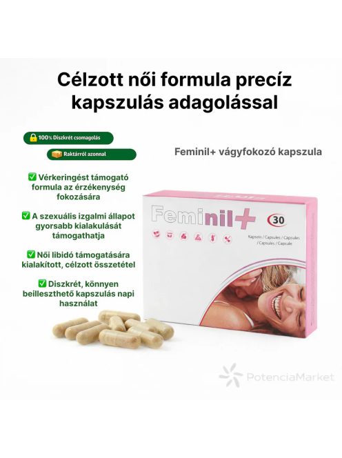 FEMINIL + DESIRE ENHANCEMENT TABLETTE FÜR FRAUEN – 30 STÜCK