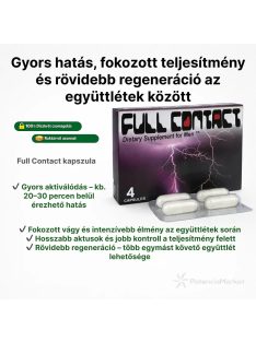 Full Contact potencianövelő kapszula diszkréten csomagolva küldjük másnapra - Potenciamarket