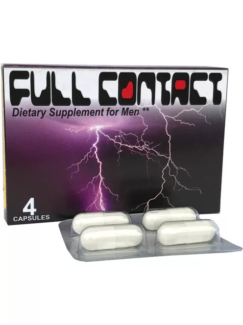 Full Contact potencianövelő kapszula diszkréten csomagolva küldjük másnapra - Potenciamarket