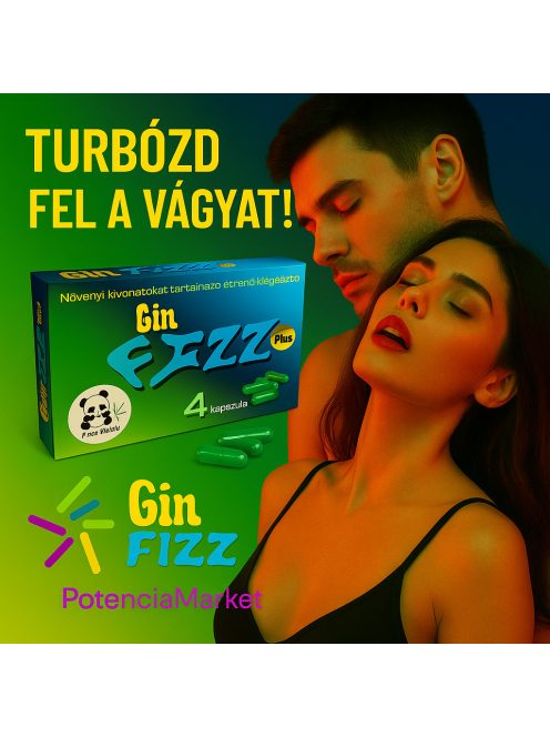 GIN FIZZ  POTENCIANÖVELŐ KAPSZULA - 4 DB