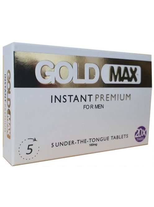 GOLD MAX INSTANT PREMIUM SUBTONGUE ENHANCEMENT TABLETS - 5 PCS