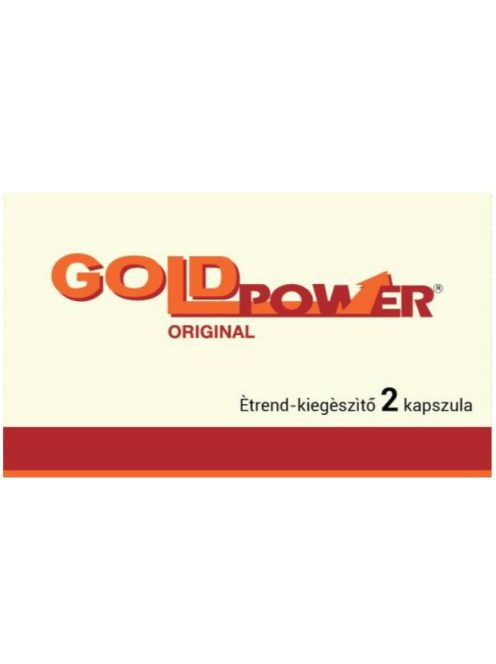 Gold Power Original potencianövelő étrendkiegészítő kapszulák
