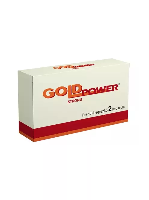Gold Power Strong potencianövelő étrendkiegészítő kapszula azonnali kiszolgálás saját készletből - Potenciamarket