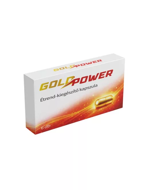 Gold Power potencianövelő étrendkiegészítő kapszula azonnali kiszolgálás saját készletből másnapra - Potenciamarket