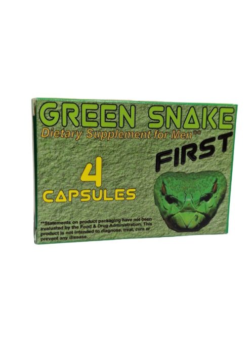 GREEN SNAKE FIRST POTENTIAL ENHANCEMENT CAPSULE (SUCCESSOR OF GREEN SNAKE FORTE) - 4 PCS