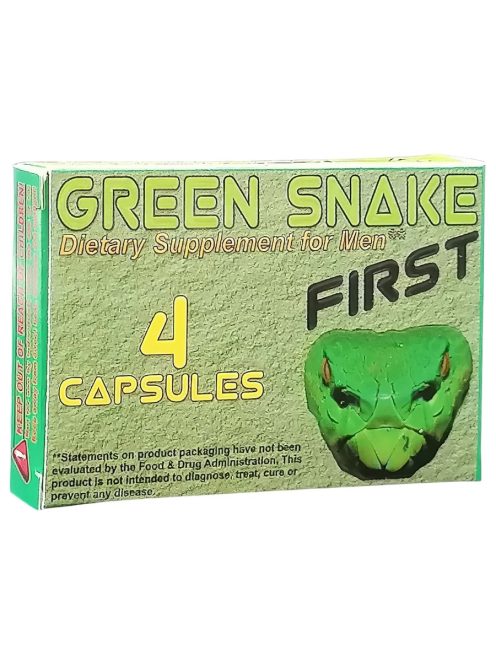 GREEN SNAKE FIRST POTENTIAL ENHANCEMENT CAPSULE (SUCCESSOR OF GREEN SNAKE FORTE) - 4 PCS
