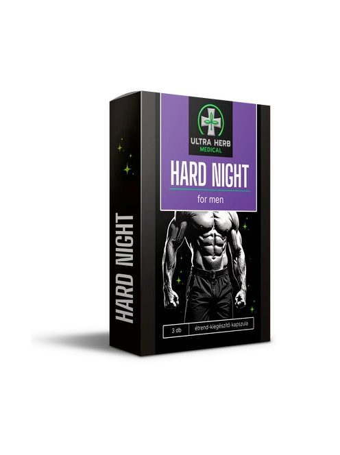 Hard Night erős potencianövelő kapszula férfiaknak azonnali kiszállítással saját készletből diszkréten csomagolva - Potenciamarket