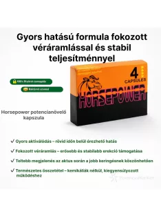 HorsePower potencianövelő kapszula azonnali kiszállítással saját készletről diszkréten csomagolva - Potenciamarket
