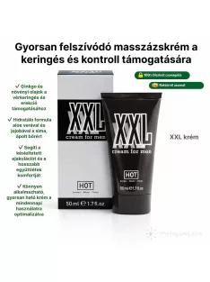 Hot XXL Cream for Men erekció és potencianövelő krém szupergyors szállítással és bizalmas csomagolásban - Potenciamarket