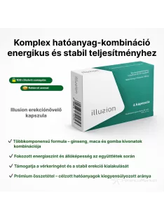 Illusion potencianövelő kapszula a tökéletes együttlétért gyors kiszállítással és diszkrét csomagban - Potenciamarket