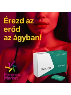 Illusion potencianövelő kapszula a tökéletes együttlétért gyors kiszállítással és diszkrét csomagban - Potenciamarket