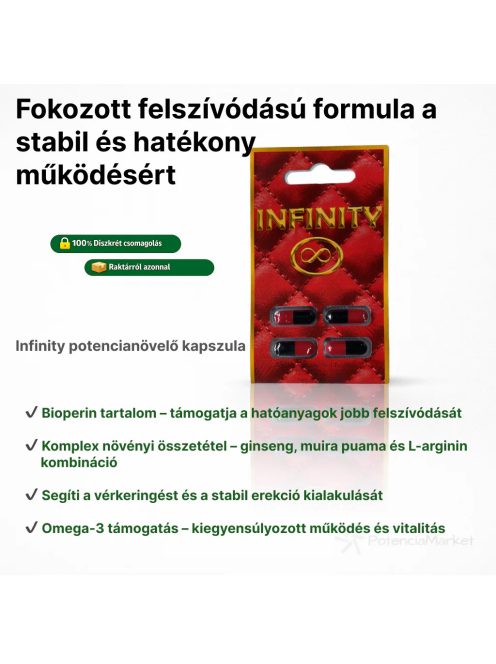 INFINITY POTENTIAL ENHANCEMENT KAPSELN – 4 STÜCK