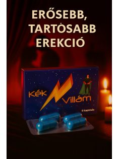 Kék Villám, a gyorshatású potencianövelő kapszula az erős erekcióért azonnali szállítással saját készletről diszkréten csomagolva  - Potenciamarket 