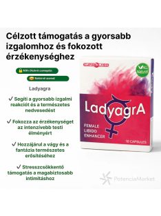 LadyagrA vágyfokozó kapszula azonnali kiszállítással hogy már este perzseljen a vágy, diszkrét csomagban - Potenciamarket