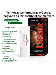 Larger pénisznövelő és vitalizáló krém hipergyors házhozszállítással diszkrét csomagban - Potenciamarket