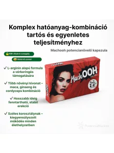 MACHOOH potencianövelő kapszula azonnali szállítás,diszkrét csomagolás, saját készlet - Potenciamarket