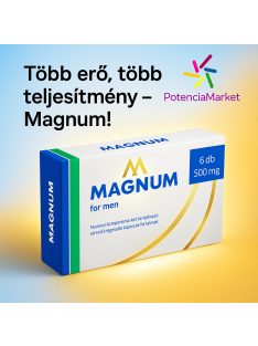 Magnum potencianövelő kapszula férfiaknak – erő, energia, teljesítmény azonnal szállítva saját készletről diszkréten csomagolva - PotenciaMarket
