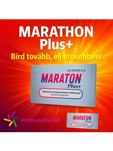 Maraton Plus Plus potencianövelő kapszula a hosszú és kemény erekcióért gyorsan kiszállítva és diszkréten csomagolva - Potenciamarket